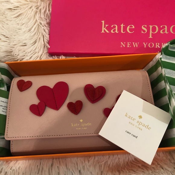 Kate Spade Light Pink Heart Purse